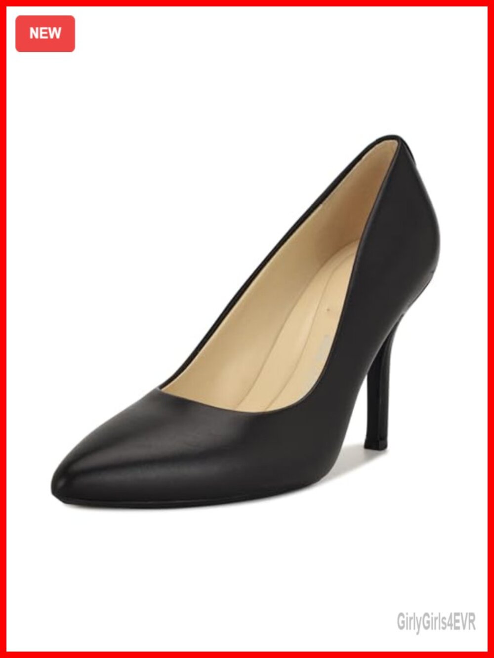 Pointed Toe Stiletto Pump 3.75 Inch Heel Comfort Insole Formal Dress